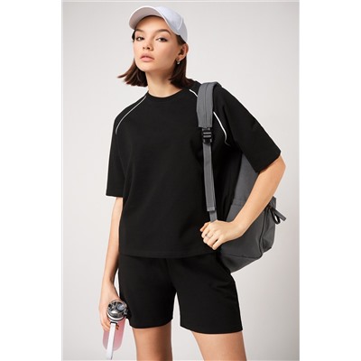 Женский костюм с шортами из футера двухнитки Happyfox