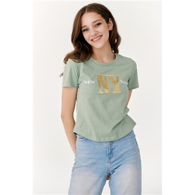 Футболка 8185 (Оливковый)