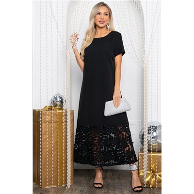 Платье Танита (черное/кружево) П14609-16М