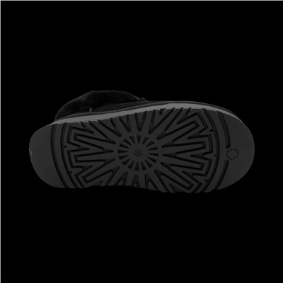 Угги из натуральной кожи 702-1 черные п/п