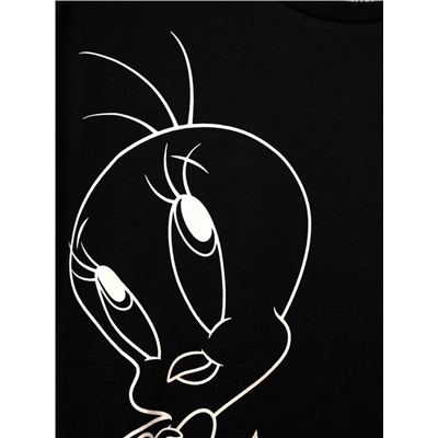 Комплект трикотажный для девочек: фуфайка (футболка), шорты