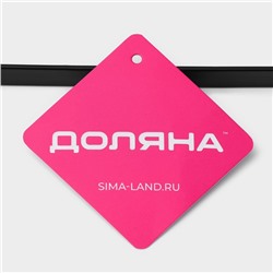 Держатель для бумажных полотенец подвесной Доляна, 26×1.5×12 см, чёрный