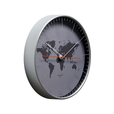 Часы настенные интерьерные «Материки», d=30.5 см, бесшумные