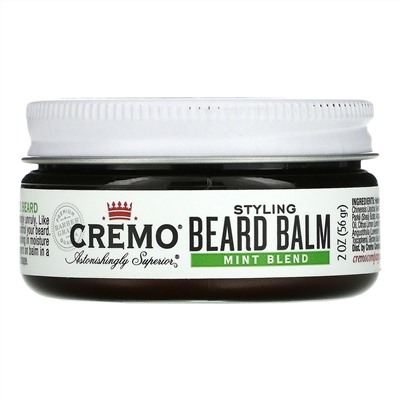 Cremo, Styling Beard Balm, Mint Blend,  2 oz (56 g)