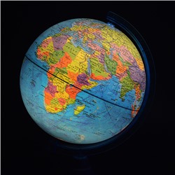 Глобус Земли политический 210 мм. с подсветкой КлассикЕвро