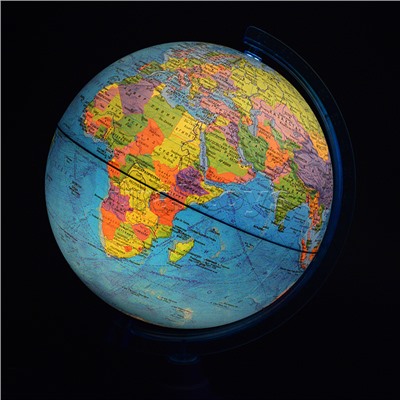 Глобус Земли политический 210 мм. с подсветкой КлассикЕвро