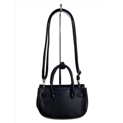 Женская сумка из искусственной кожи, цвет черный