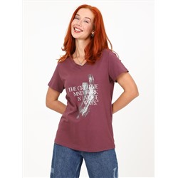 Сопряжение - футболка лиловый