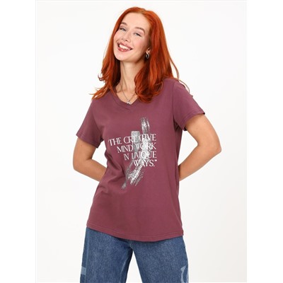 Сопряжение - футболка лиловый