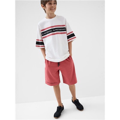 Комплект трикотажный для мальчиков: фуфайка (футболка), шорты