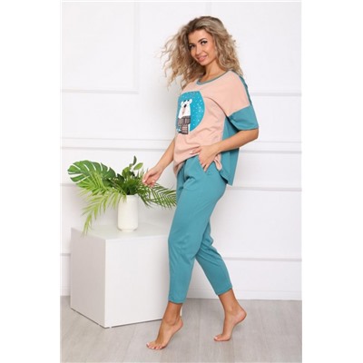 1019 Пижама (Петроль)