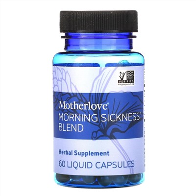 Motherlove, Morning Sickness Blend, 60 Liquid Capsules