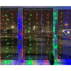 Гирлянда занавес микс,  3х3м, 220В, 480led, 8режимов