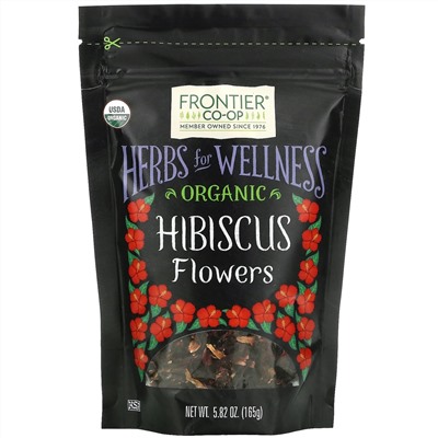Frontier Natural Products, Organic Hibiscus Flowers, 5.82 oz (165 g)