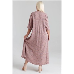 Платье штапель  6143/07/Брусничный