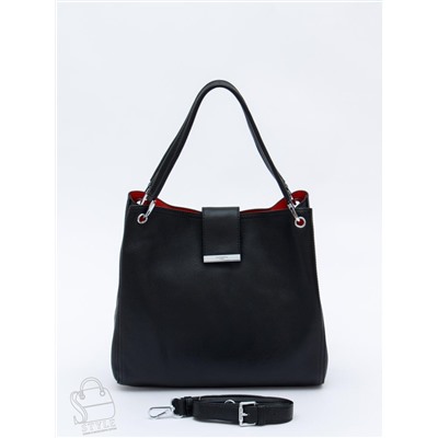 Сумка женская кожаная 98357SP black Velina Fabbaino-Safenta