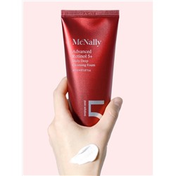 MCNALLY - ПЕНКА ДЛЯ УМЫВАНИЯ С РЕТИНОЛОМ ADVANCED RETINOL 5+DAILY DEEP CLEANSING FOAM, 150 МЛ