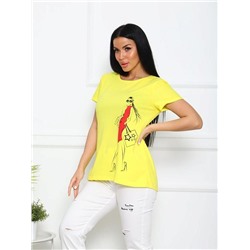 Футболка "Ледис" (Желтый)