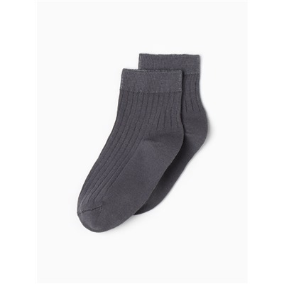 Носки детские Крошка Я BASIC LINE, набор 10 пар, 10-12 см, темно-серый