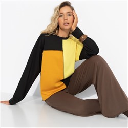 Лонгслив со швами наружу, Идеальная гармония (оранжевая)