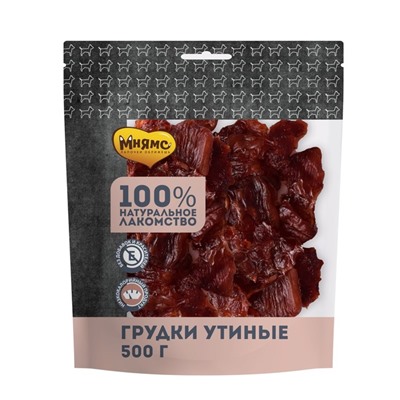 Лакомство «Мнямс» для собак, грудки утиные, 500 г