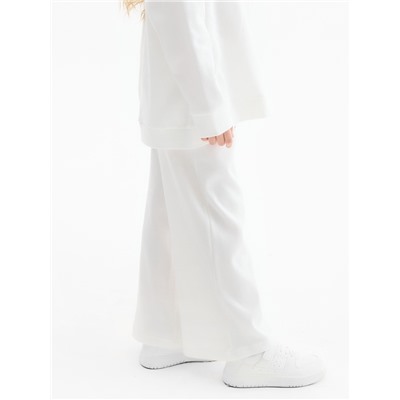 Брюки детские MINAKU, цвет молочный, рост 128 см