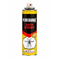 Аэрозоль от насекомых «Рефтамид», Антикомар, репеллентный, с ароматом цитруса/ванили, 145 мл