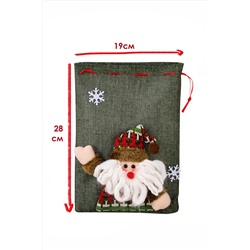 Мешок для подарка новогодний НАТАЛИ, 1223667