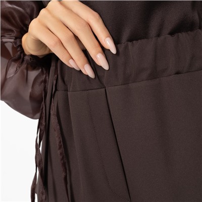 Брючный костюм для идеальной химии, Серьезная леди (2 в 1, брауни)