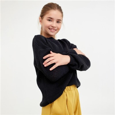 Джемпер детский MINAKU: Casual Collection KIDS, чёрный, рост 98 см