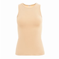 Майка домашняя женская MINAKU: Home collection, бежевая, размер 42