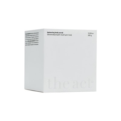 Скраб для тела The Act балансирующий, 300 мл