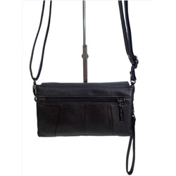 Женская сумка из натуральной кожи, цвет черный