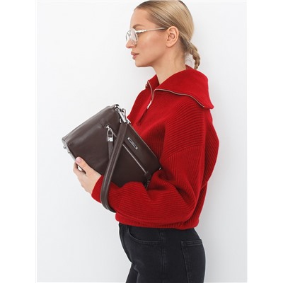 Сумка 0835CH coffee Polina&Eiterou