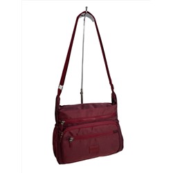 Женская cумка из текстиля, цвет бордовый