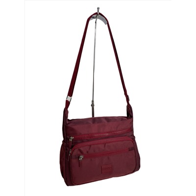 Женская cумка из текстиля, цвет бордовый