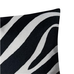 Наволочка декоративная Этель «Зебра» 40×40 см, велюр, 100% п/э