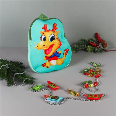 Рюкзак Дракон 26x3x29 см / A12-2309 /уп 12/120/360/ (Розовый)