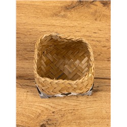 Корзинка «Енот», 10×10×13 см, бамбук