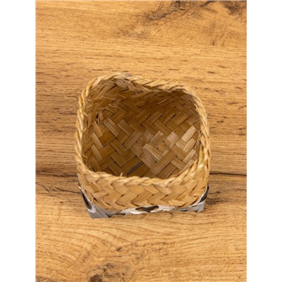 Корзинка «Енот», 10×10×13 см, бамбук