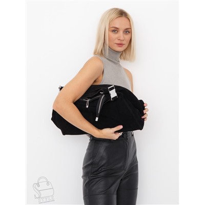 Сумка женская кожаная 6149Q black Polina&Eiterou в Новосибирске