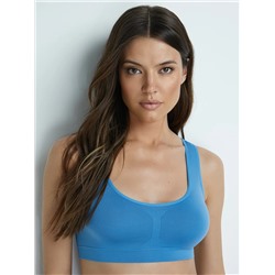 Omsa Топ OmS131 Майка "Toп" женская (кроп-топ на широких бретелях), PA