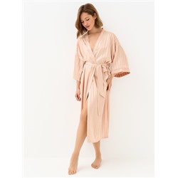 Omsa Халат OmD 0414D LINE Халат жен.(длинный с запахом жаккард), PL