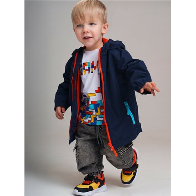 Куртка детская текстильная с полиуретановым покрытием для мальчиков (ветровка)