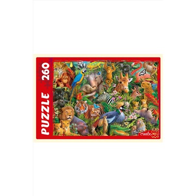 ПАЗЛЫ 260 элементов. ДЖУНГЛИ №1 (Арт. П260-8201)