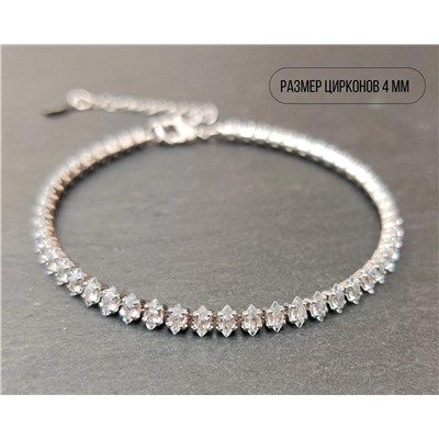 Браслет с цирконами