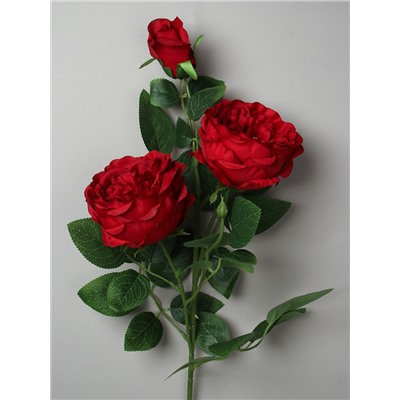 Цветок искусственный Роза пионовидная 72 см красная / RW-305 /уп 24/144/