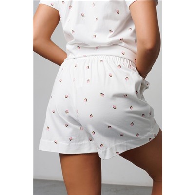 Пижама с шортами с шортами и рубашкой 410WHT НАТАЛИ, 1131172