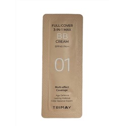 Trimay Пробник Многофункциональный BB-крем 01 Full Cover 3-in-1 Max BB Cream SPF40 PA++ 01