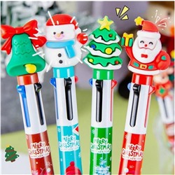 Рождественские шариковые ручки 6в1